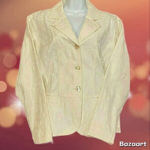 Chico's Cream Women's Jacket, Size 3X